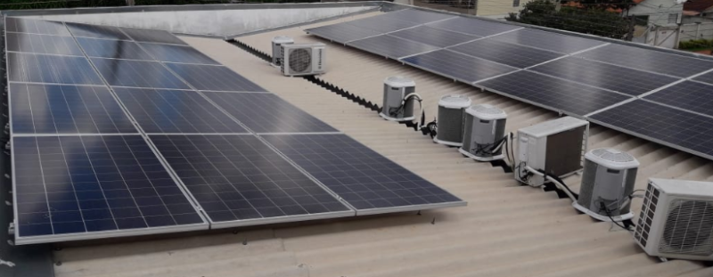 Usina Solar fotovoltaica do grupo Usados BR