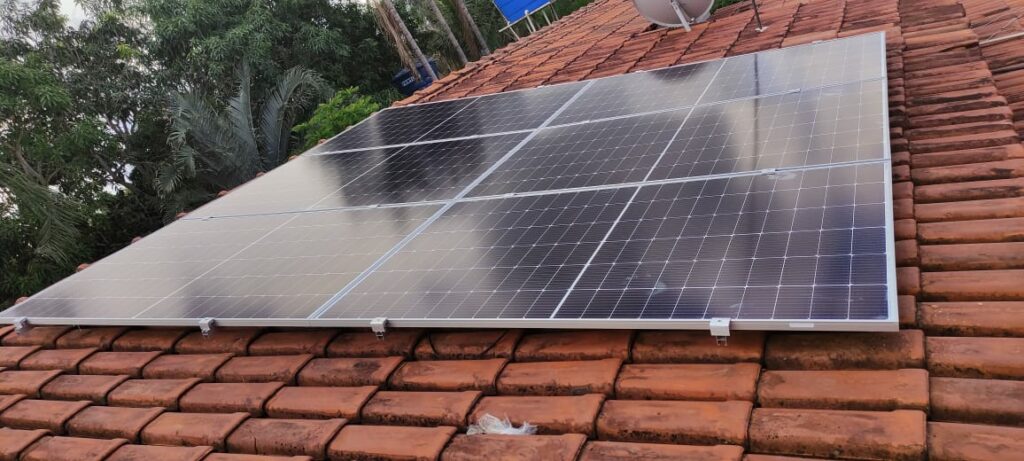 casa com energia solar